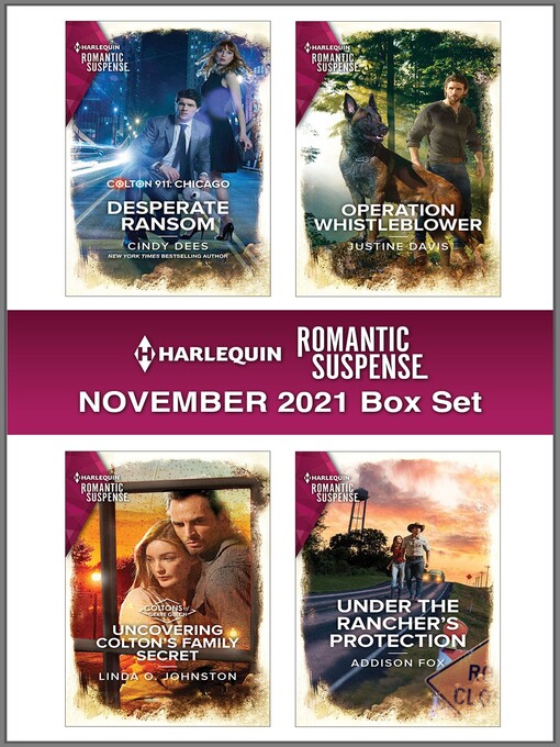 Title details for Harlequin Romantic Suspense, November 2021 Box Set by Cindy Dees - Available